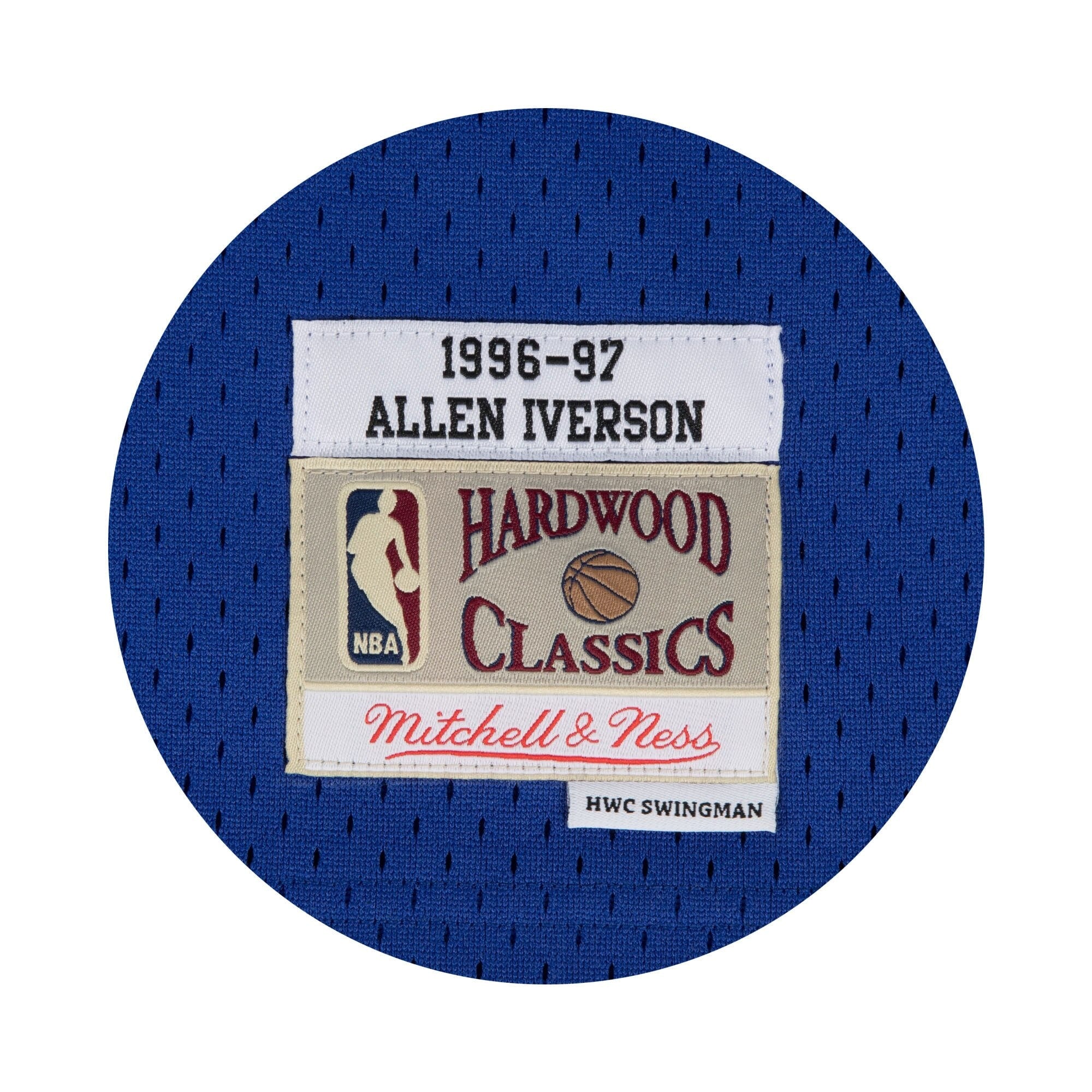 Allen Iverson Philadelphia 76ers 1997 Hardwood Classics Swingman Alternate Jersey - Blue - Mens