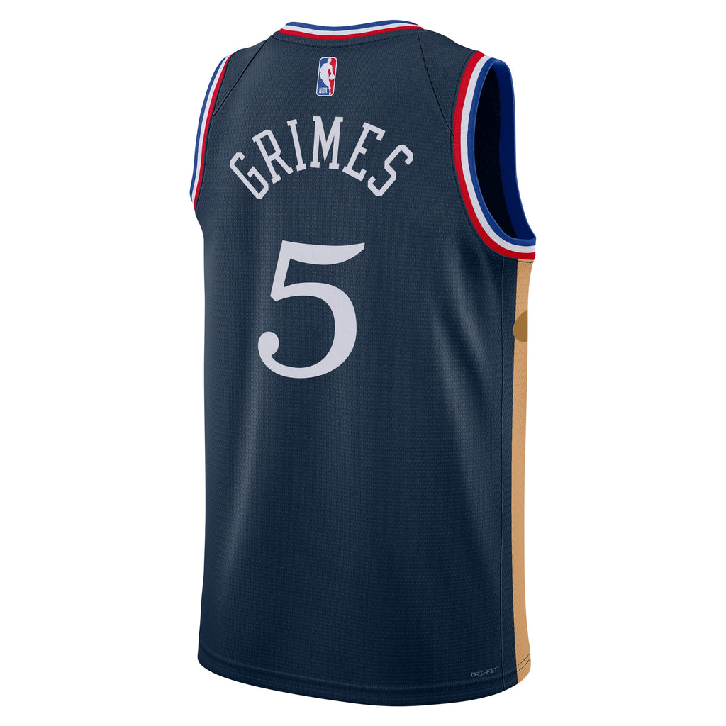 Quentin Grimes Philadelphia 76ers 2025/26 City Edition Swingman Jersey - Navy - Unisex