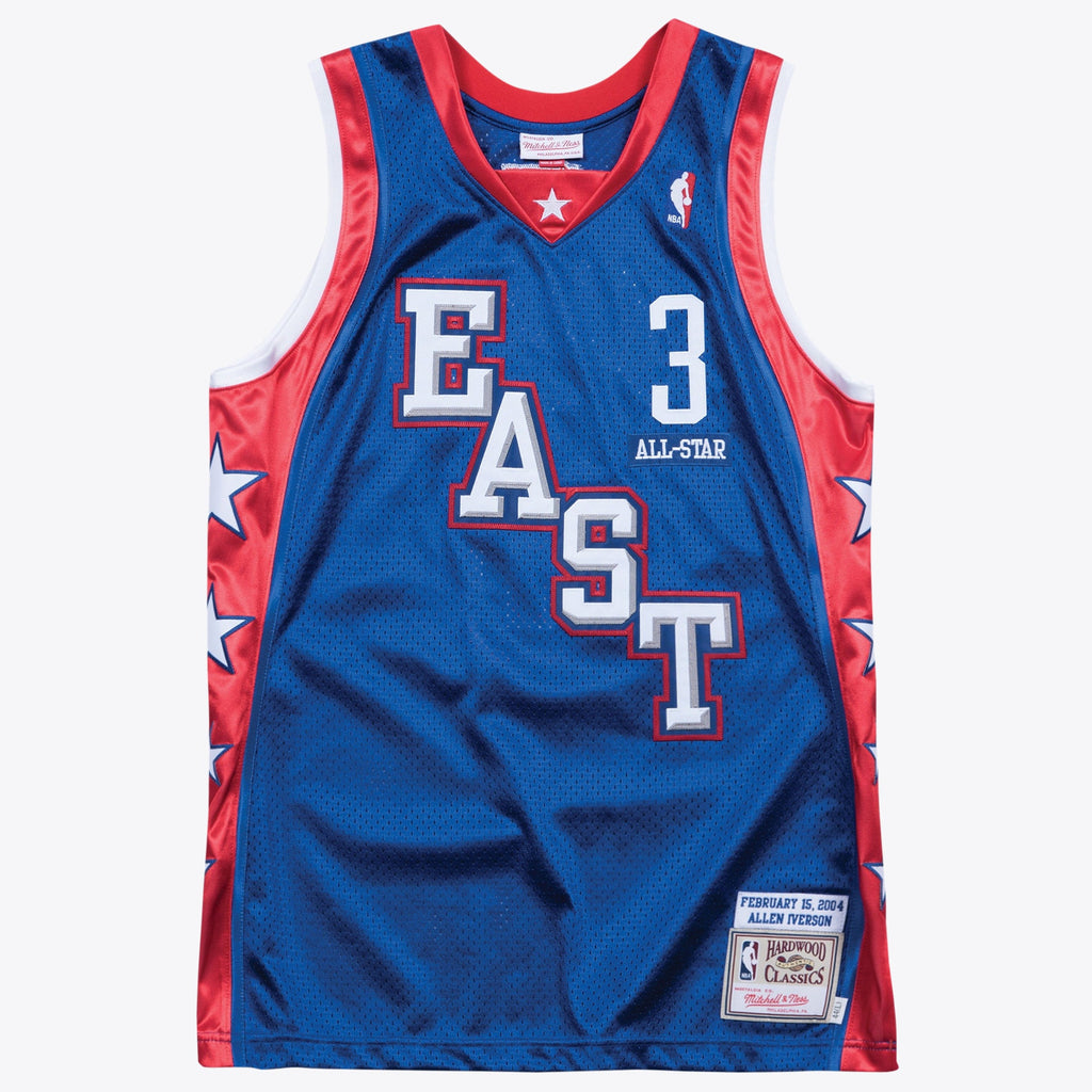 Allen Iverson Philadelphia 76ers 2004 All-Star Authentic Jersey - Royal - Mens