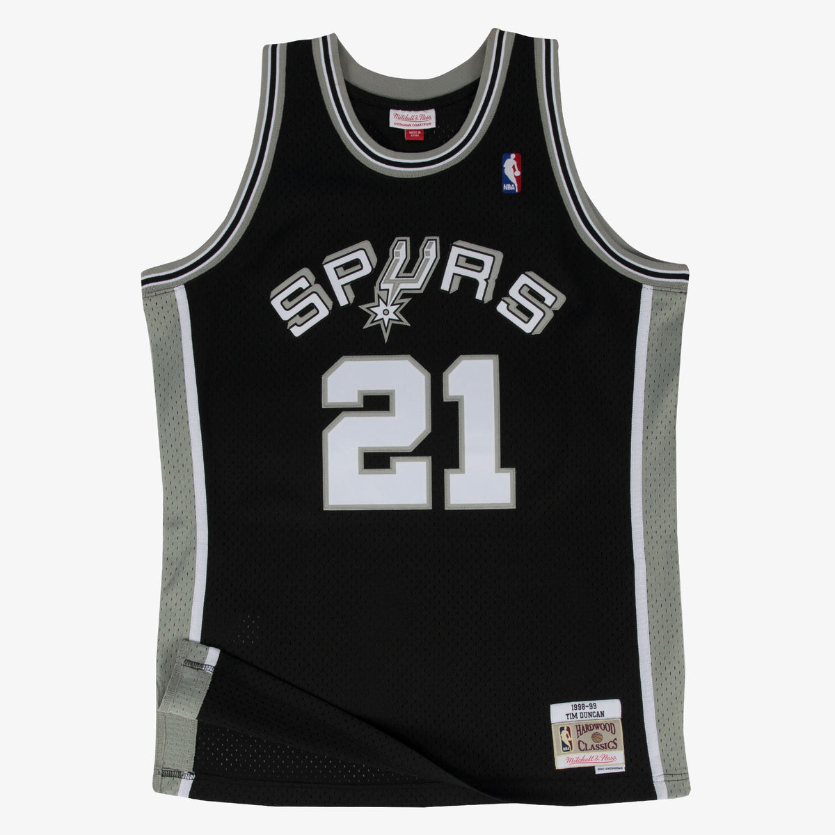 Tim Duncan San Antonio Spurs 1998-99 Swingman Road Jersey