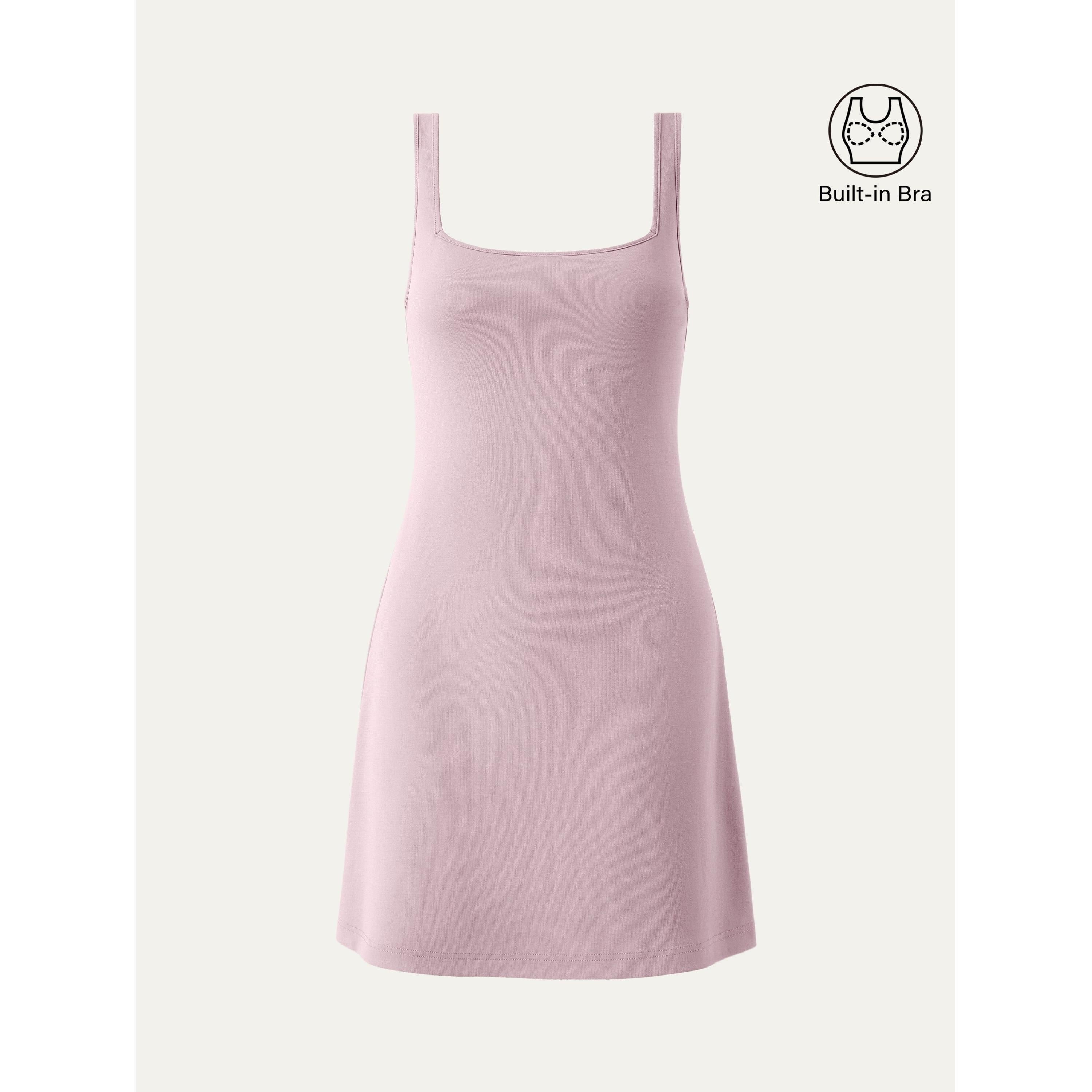 Everyday Square Neck New Airy Brami Dress