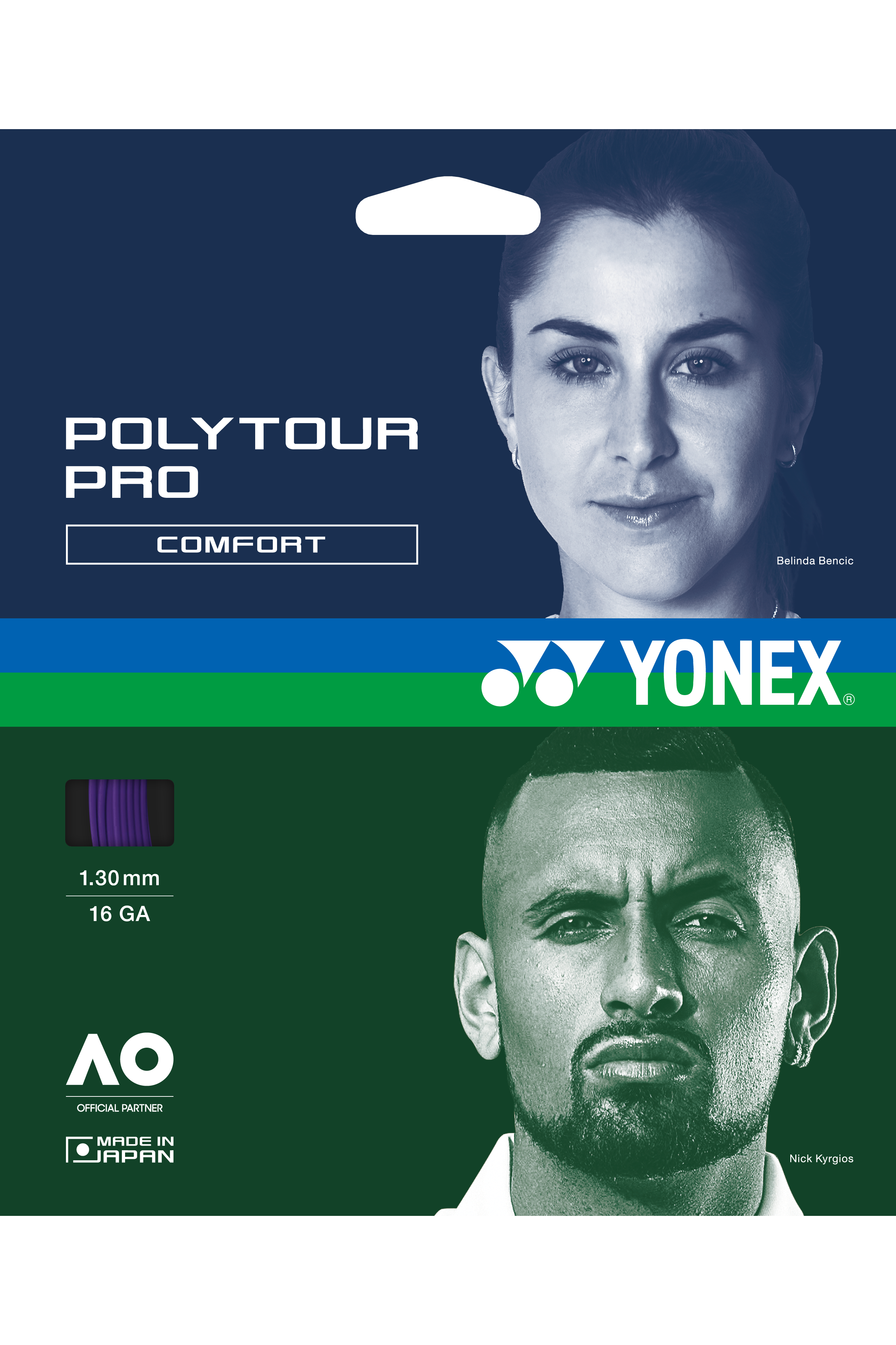 Yonex POLYTOUR PRO 125 - SET (MIDNIGHT PURPLE)